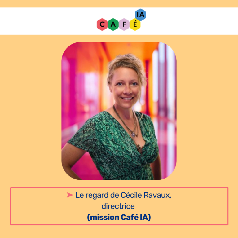 Cécile Ravaux, directrice de la mission Café IA